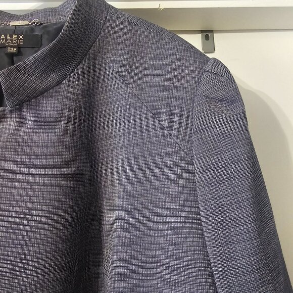 Alex Marie Navy Blue Blazer - Picture 3 of 12